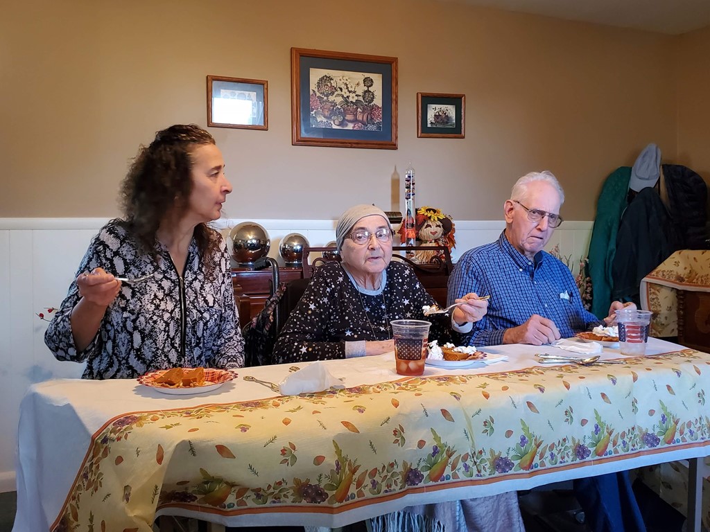 Thanksgiving 2020, Jul, mom, Verne